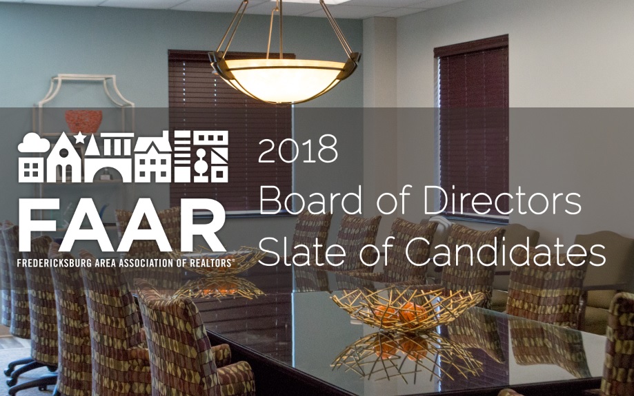 2018 Board of Directors Slate of Candidates Announced